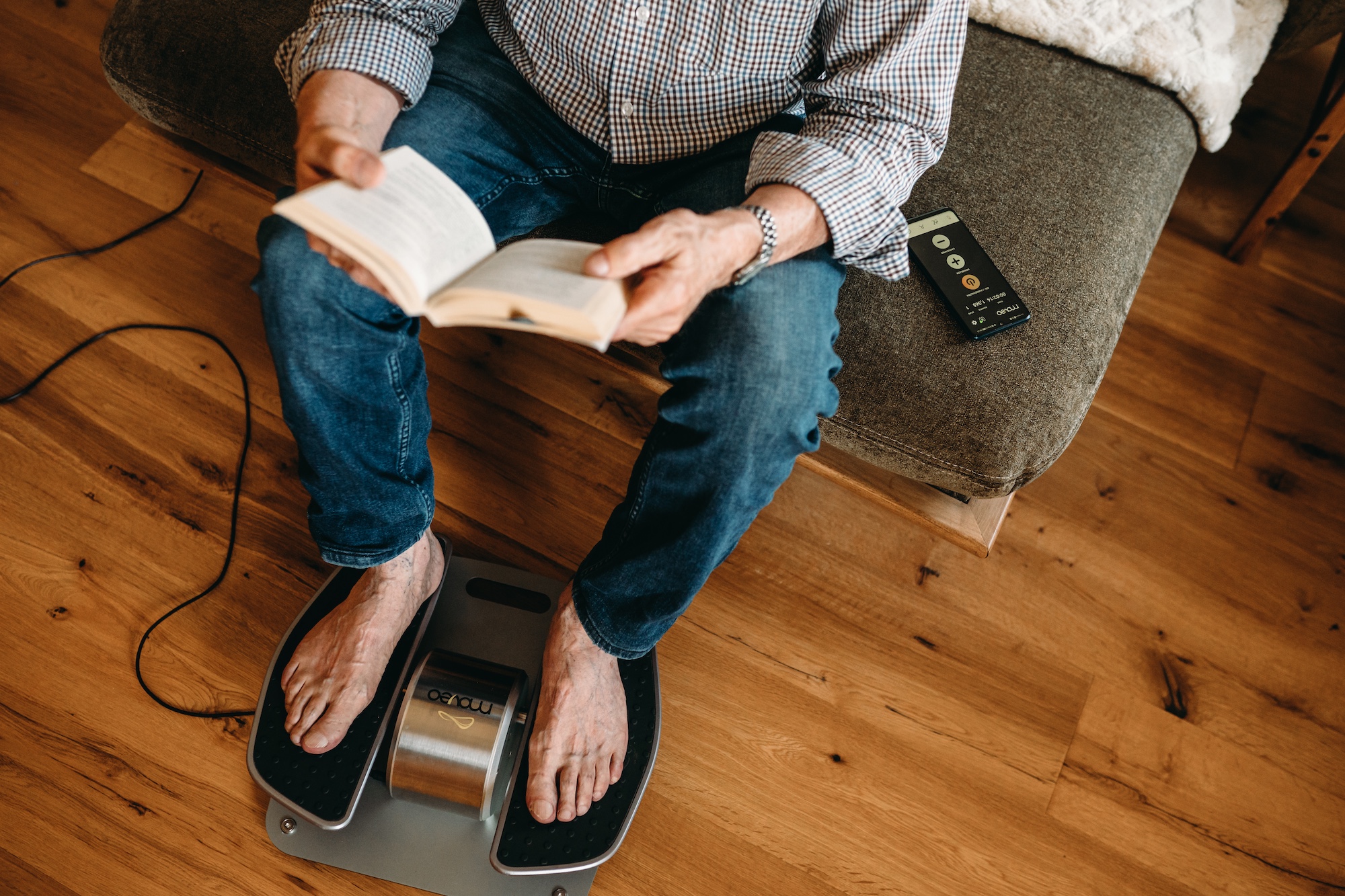 Bewegungsmangel ausgleichen: Der Moveo fördert Durchblutung und Muskelkraft – Ideal bei Rückenschmerzen