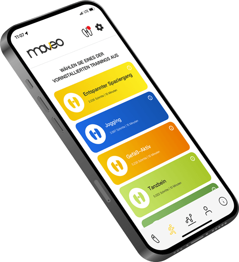 Moveo Bedienung über die Moveo App