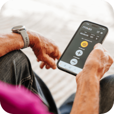 Moveo Bedienung mit der App